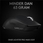 Logitech PRO X SUPERLIGHT Wireless Gaming Mouse Optisk Trådløs Sort
